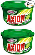 AXION Dish-wash Paste LIME 450g The Real Grease-Catcher LAVAPLATOS El Verdadero Arrancagrasa LIMON (Pack of 2) - Imported from Colombia