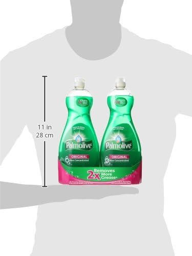 Palmolive Ultra Liquid Dish Soap, Original - 38 Fluid Ounce (Twin Pack)