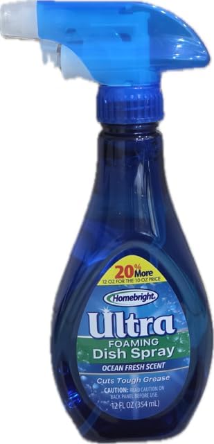Foaming Dish Soap ~Ocean Fresh Scent~ 3pk- 12fl. ozs ea. Total 36 Fl ozs.