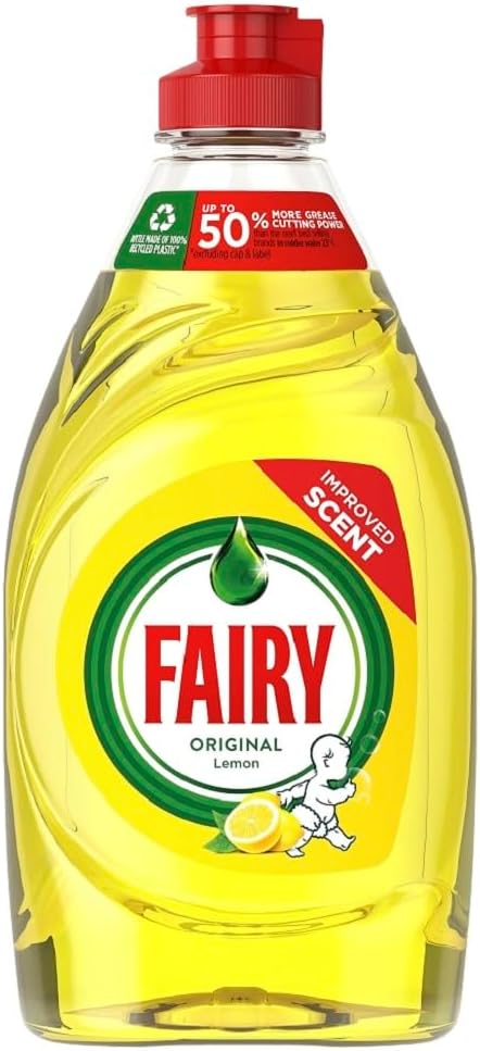 Fairy Washing Up Liquid Lemon 320ml (Pack of 1)