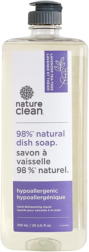 NATURE CLEAN Nature clean Natural Hand Dish Liquid, 740 ml, 25 Fl Ounce