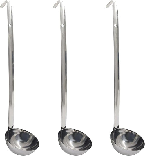 4 Oz Stainless Steel Ladle, 11.8" Long Handle Length by Auvotuis