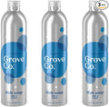 Grove Co. Dish Soap Refills, 3 x 16 fl oz Refills, Free & Clear | Plastic-Free; Removes Stuck on Food; USDA Biobased; 98% plant-based ingredients; Natural Fragrance
