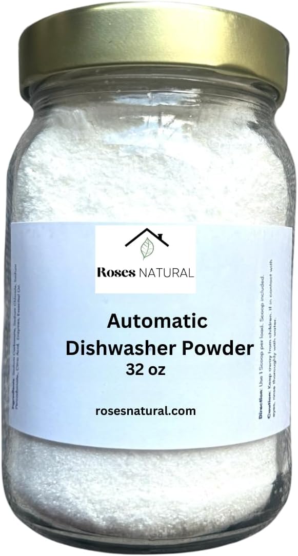 Automatic Dishwasher Powder Powered by Enzymes,32 0z (Unscented)