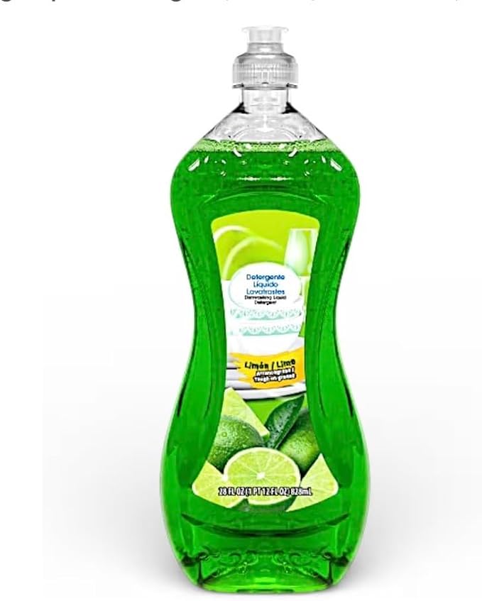 Dish Washing Liquid Detergent, Limon/Lime Scent, 28 fl oz