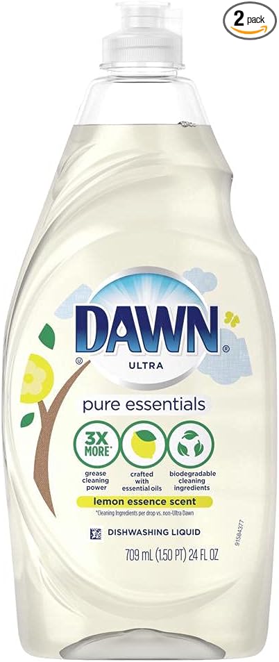 Dawn Antibacterial Hand Soap, Dishwashing Liquid, Lemmon.
