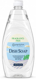 Ginger Lily Farms Botanicals Plant-Based Liquid Dish Soap, Concentrated Formula with Max Grease Cleaning Power, Cruelty-Free, Fragrance-Free, 24 Fl Oz