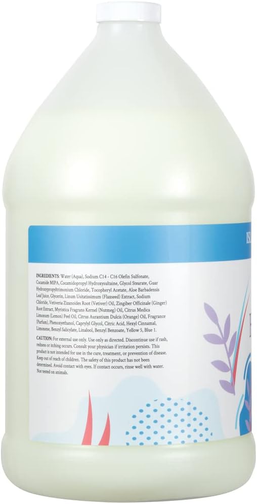 Ginger Lily Farms Botanicals Plant-Based Liquid Dish Soap, Concentrated Formula & Botanicals All-Purpose Liquid Hand Soap Refill, Island Tranquility