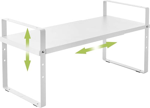 Across-Star Expandable Cabinet Shelf Organizer Rack, Stackable Kitchen Counter by Acorss-Star