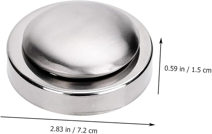 WOONEKY 1set Metallic Soap for Steel Odor Stainless Steel Fridge Soap Odor Removing Dishwasher Safe