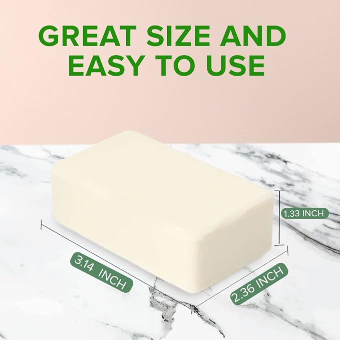 Natural Non-Toxic Dish Washing Soap - Dyes And Fragrance Free - Vegan Cruelty-Free Eco-Friendly And Zero Waste Dishwashing Handmade Solid Bar Soaps Detergent & Biodegradable (Unscented Bundle)