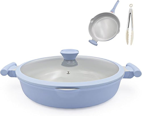 AIKENBBKK Ceramic Frying Pan Skillet Nonstick by AIKENBBKK