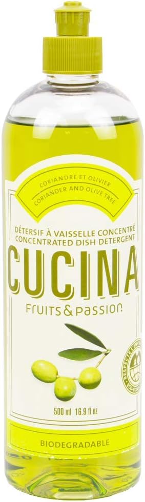 Fruits & Passion - Cucina Dish Detergent - Coriander & Olive Oil - 16.9 fl oz