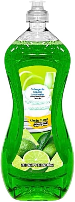 Dish Washing Liquid Detergent, Limon/Lime Scent, 28 fl oz