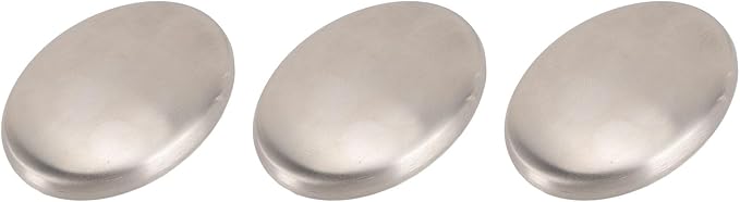 Stainless Steel Soap, Premium Odor Eliminator Bar for Kitchen & Outdoor Use 304 Grade Dishwasher Safe Hand Wash 3 Pack