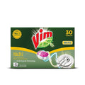Vim Matic Dishwasher All-In-One Tablets (Pack of 30) I Removes Tough Indian Grease I Designed By India's No.1 Dishwashing Brand.