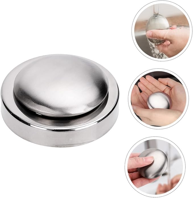 Stainless Steel Odor Removing Soap Kitchen Tool for Hands After Fish Garlic Onion Dishwasher Safe Cooks