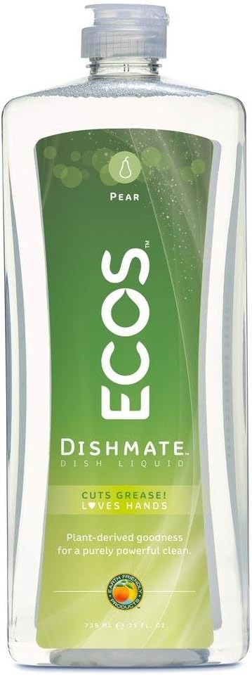 Earth Friendly DISHMATE LIQ PEAR, 25 OZ