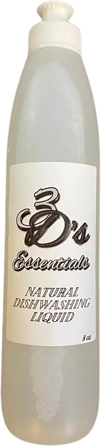 3D's Essentials Natural Dishwashing Liquid