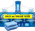 Dawn Platinum Plus Powerwash Dish Spray Bottle Set, Fresh Scent, 1 Spray Bottle + 2 Refills, 64.5 fl. oz. with with Non-Scratch Scrubber Sponge (2 count)