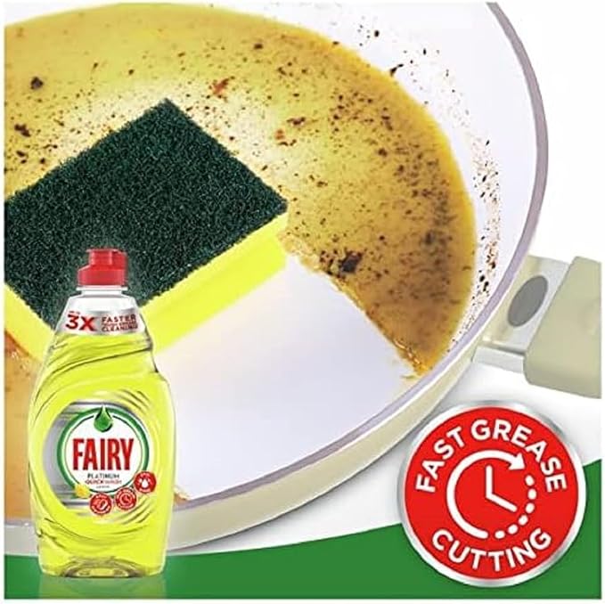 Fairy Washing Up Liquid Lemon 320ml (Pack of 1)