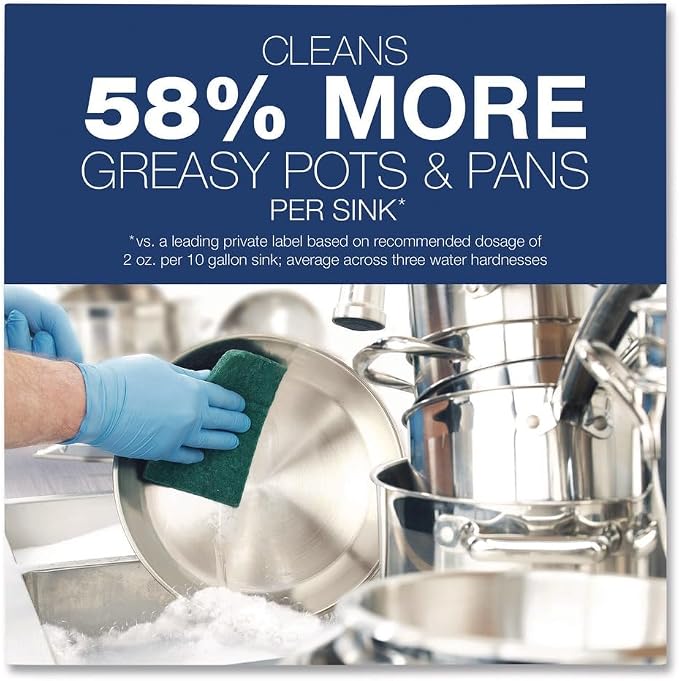 Manual Pot & Pan Dish Detergent, 38 oz Bottle, 8/Carton