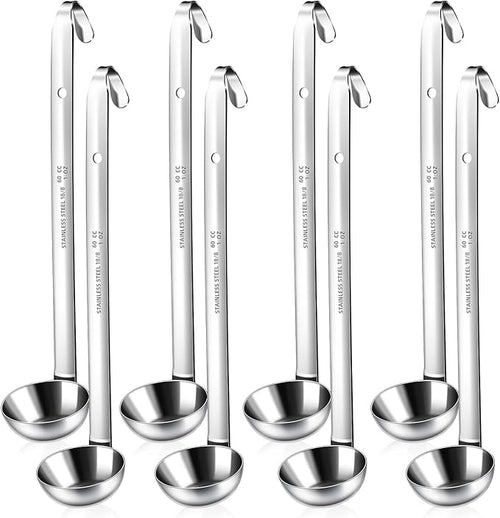 8 PCS Stainless Steel Ladle Soup Handle Ladle by LiveNaturallyLiveBarafat