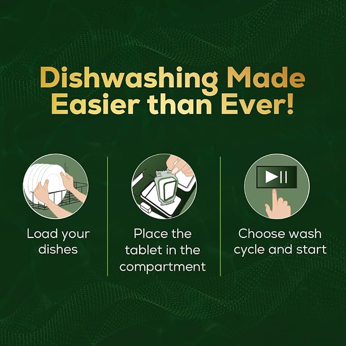 Vim Matic Dishwasher All-In-One Tablets (Pack of 30) I Removes Tough Indian Grease I Designed By India's No.1 Dishwashing Brand.
