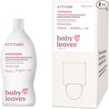 Bundle of ATTITUDE Baby Dish Soap, Plant-Based Dish Liquid, Extra Gentle on Sensitive Skin, Tough on Milk Residue & Grease on Bottles, Fragrance Free, 23.7 Fl Oz + Bulk Refill 67.6 Fl Oz