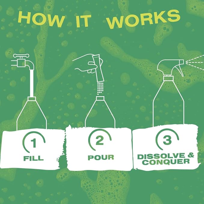 | Foaming Dish Soap Starter Kit Set | 3 Refill Dish Powders | Wild Basil Scent 3 Pack | | Eco Friendly