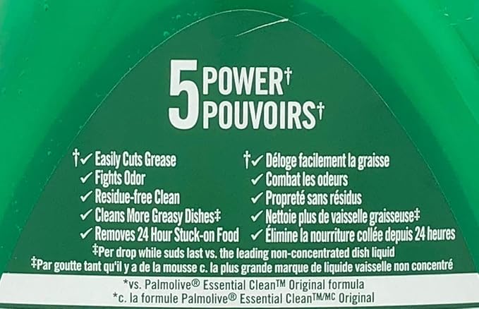 Palmolive Ultra Strength Liquid Dish Soap, Original, 20 fl oz,set of 2