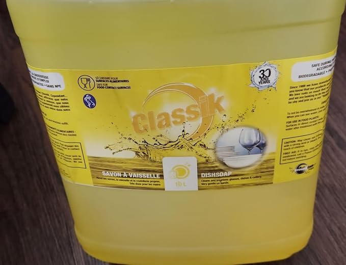 Classi-K Dishwashing Liquid, 10 L