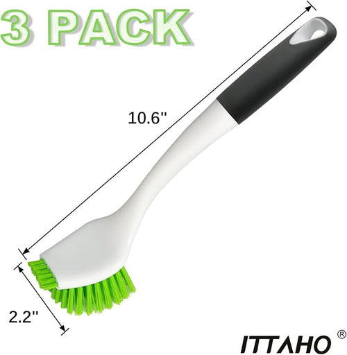 3 Pack Dish Brush, Dish Scrub Brush, Kitchen Scrub Brush - Image 2