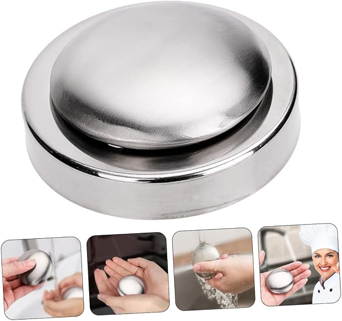 Stainless Steel Odor Removing Soap Kitchen Tool for Hands After Fish Garlic Onion Dishwasher Safe Cooks