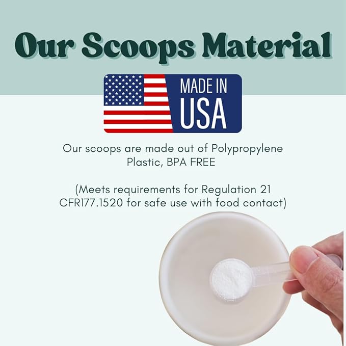 5 Oz. Scoop for Coffee, Protein Powder, Pet Food, Grains and Dry Goods – - Image 8