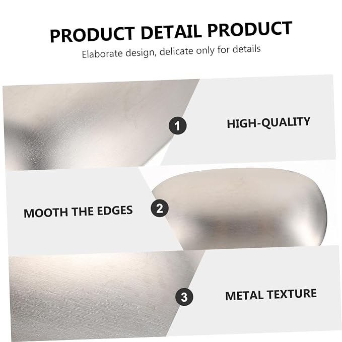 1pc Stainless Steel Odor Remover Soap Bar Kitchen Tool for Eliminating Garlic Fish and Onion Scents Durable and Dishwasher Safe Silver Soap for Cooking Odor Absorption
