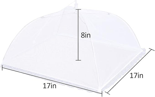 4 Pack Mesh Food Covers 17 inch, Large and Tall Food Covers, Pop-Up Mesh Food - Image 2