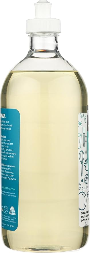 Better Life Dish Soap - Liquid Dishwashing Soap with Vitamin E and Aloe for Home & Kitchen Sink - No Gloves Required Kitchen Soap for Sensitive Skin - 22oz Lemon Mint