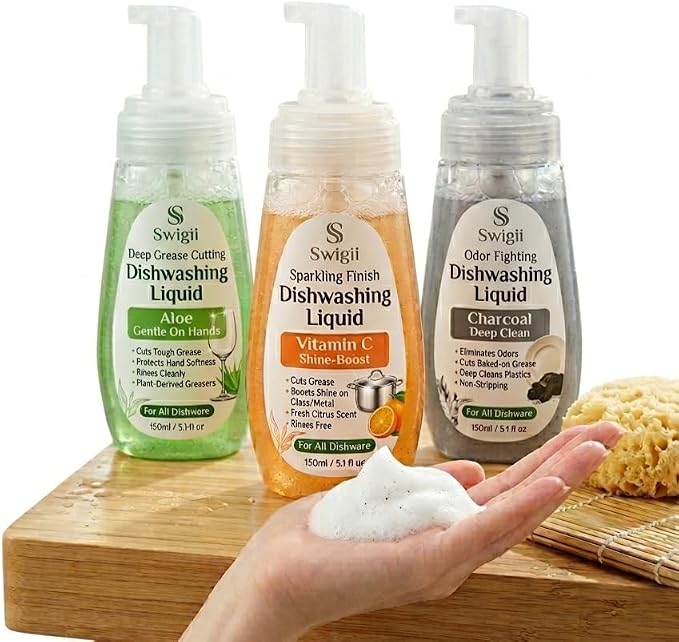 Dishwashing Scrubbing Foam Best For oily plates and Spoons pack Of 3 Best For Restaurant and Home Washing