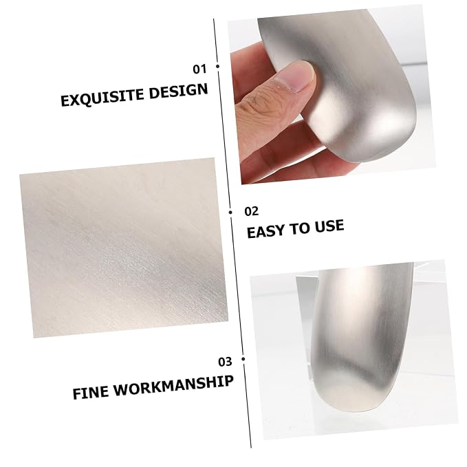 1pc Stainless Steel Odor Remover Soap Bar for Kitchen Eliminates Unwanted Smells From Onion Garlic Fish Practical Tool for Home Hotel and Cooking Tasks
