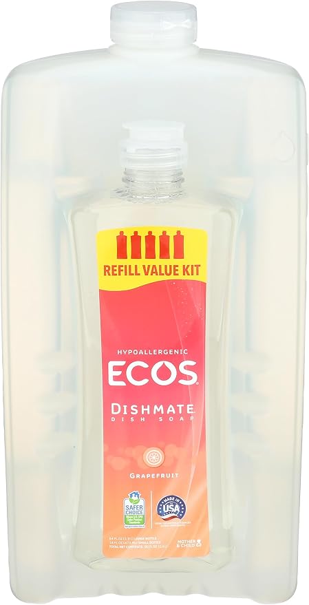 ECOS® Hypoallergenic Dishmate, 1 Count, 80 oz Bottles by Earth Friendly Products