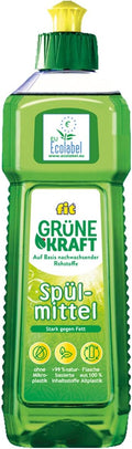 Fit Grüne Kraft Washing Up Liquid from Plant-Based Raw Materials 500 ml