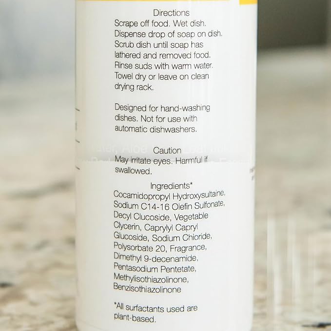 Topanga Scents The Grove Dish Soap, 16oz | Citrus, Sweet Florals & Sandalwood, Plant-Based Cleaner, Eco-Conscious, Non-Toxic, Gentle on Skin