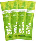 | Foaming Dish Soap Refill Powders | Eco Friendly, Plastic Negative, Cruelty Free, Wild Basil Scent | 4 Pack Refills, Makes 4 11oz Bottles (44oz Total)