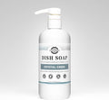Rustic Strength Natural Dish Soap, Crystal Creek Scent, Plant-Derived Ingredients, SLS Free, 16 fl oz