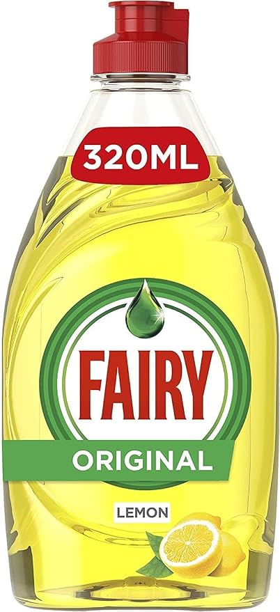 Fairy Washing Up Liquid Lemon 320ml (Pack of 1)
