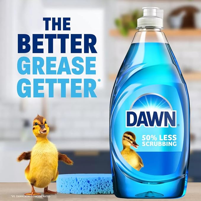 Dawn Ultra Dishwashing Liquid Dish Soap - Original - 30.8 fl oz: Tough Grease Remover, Multi-Surface Cleaning