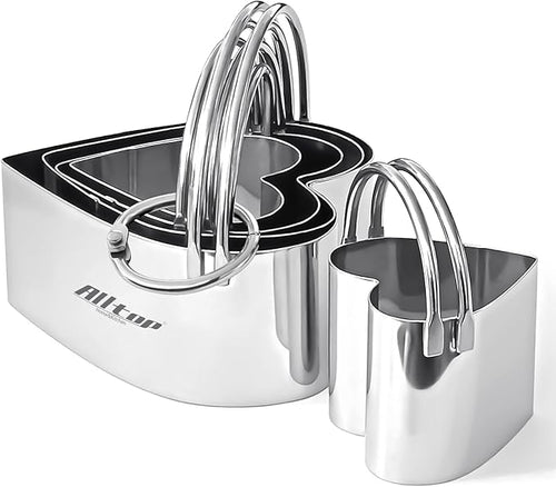 ALLTOP Biscuit Cutters with Handle, Stainless Steel Cookie Cutter, Professional by ALLTOP