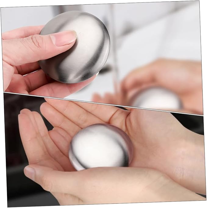 WOONEKY 1set Metallic Soap for Steel Odor Stainless Steel Fridge Soap Odor Removing Dishwasher Safe