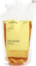 Everneat Liquid Dish Soap Refill | Plant-Based Non-Toxic Dishwashing Liquid with Enzymes | Grease-Cutting Kitchen Soap | 2 refills 16oz – Lift (Citrus)